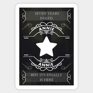 ANNIE OF THE STARS Sticker